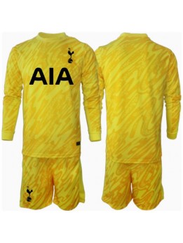 Tottenham Hotspur Torwart Heimtrikotsatz für Kinder 2024-25 Langarm (+ Kurze Hosen)